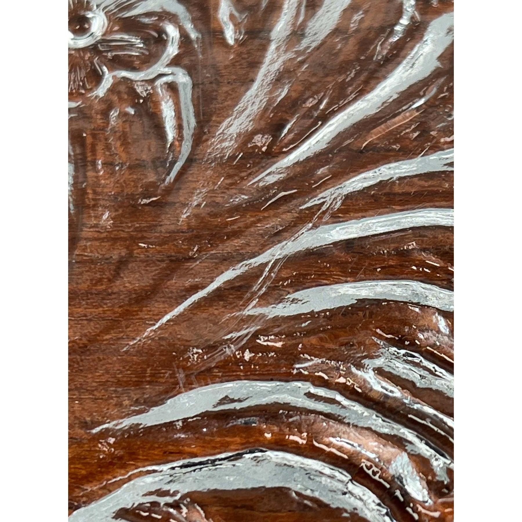 Vintage 4 Jahreszeiten Baum Design Glas Tortenplatte von Riedel Glas, 1970er Jahre im Angebot 12