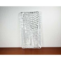 Vintage 4 Seasons Tree Design Glass Cake Plate from Riedel Glas, 1970s