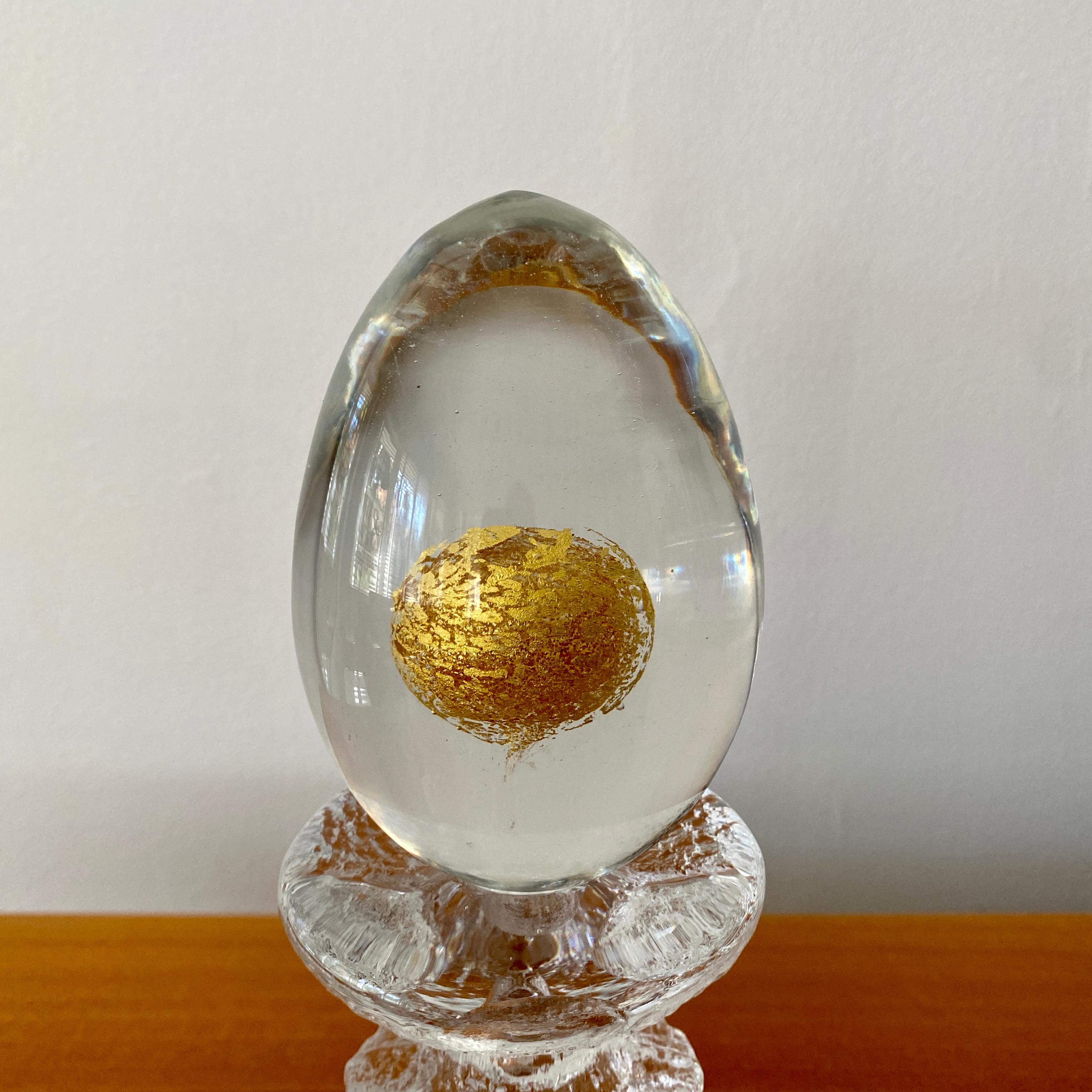 Mid-Century Modern Vintage Venini Egg Designed by Tapio Wirkkala For Sale