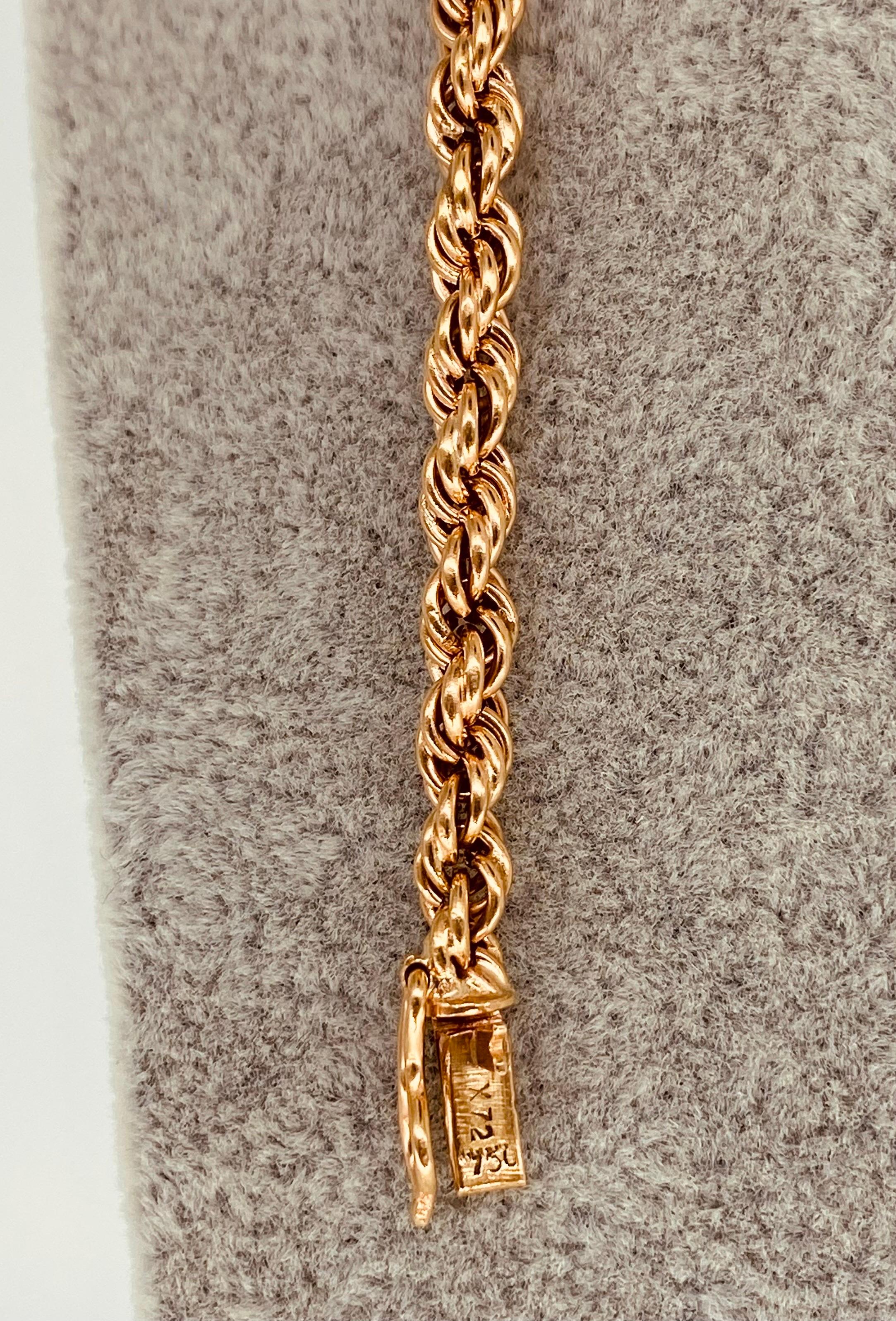 vintage rose gold chain