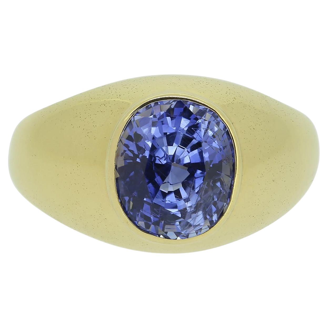 Vintage 4.65 Carat Sapphire Ring