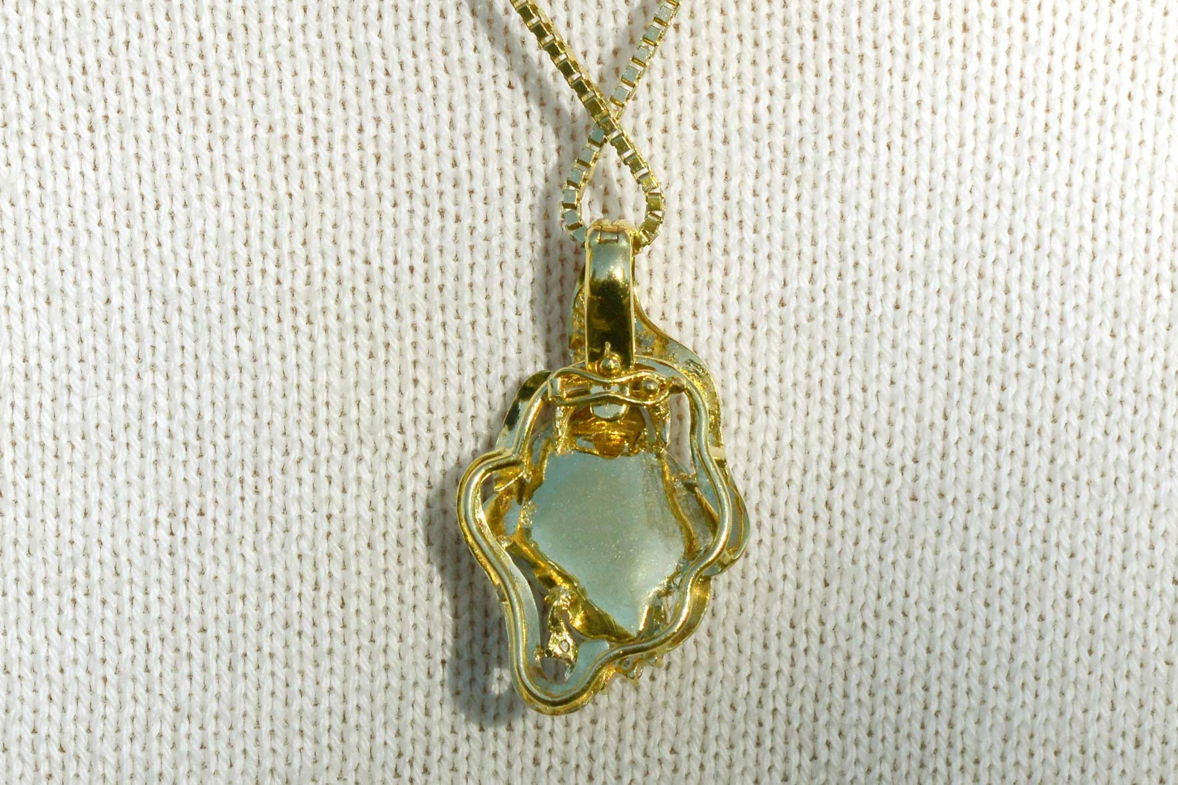 vintage opal necklace