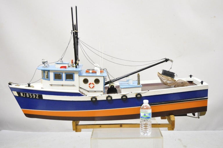 Vintage Fishing Boat Ship Model a, Rab NJ 8592 For Sale at 1stDibs  1920s  wooden fishing boat, old fishing boat, model fishing boats for sale