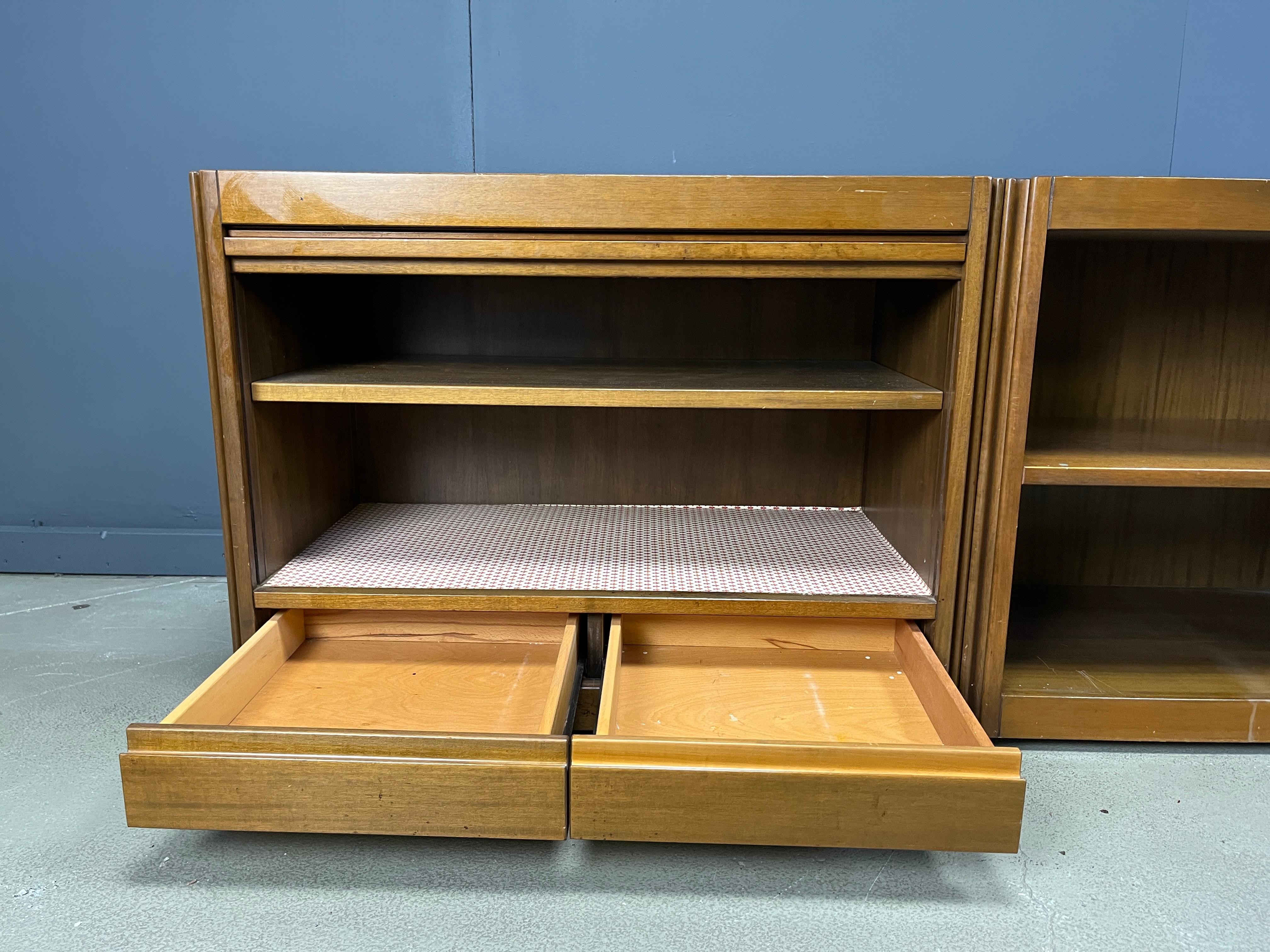 Vintage 4d sideboard by Angelo Mangiarotti for Molteni, 1970s For Sale 5