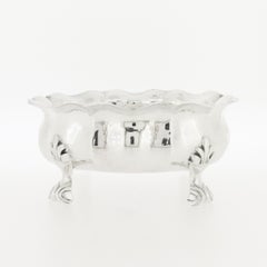 Cuenco vintage con pie de 5" Buccellati de plata de ley