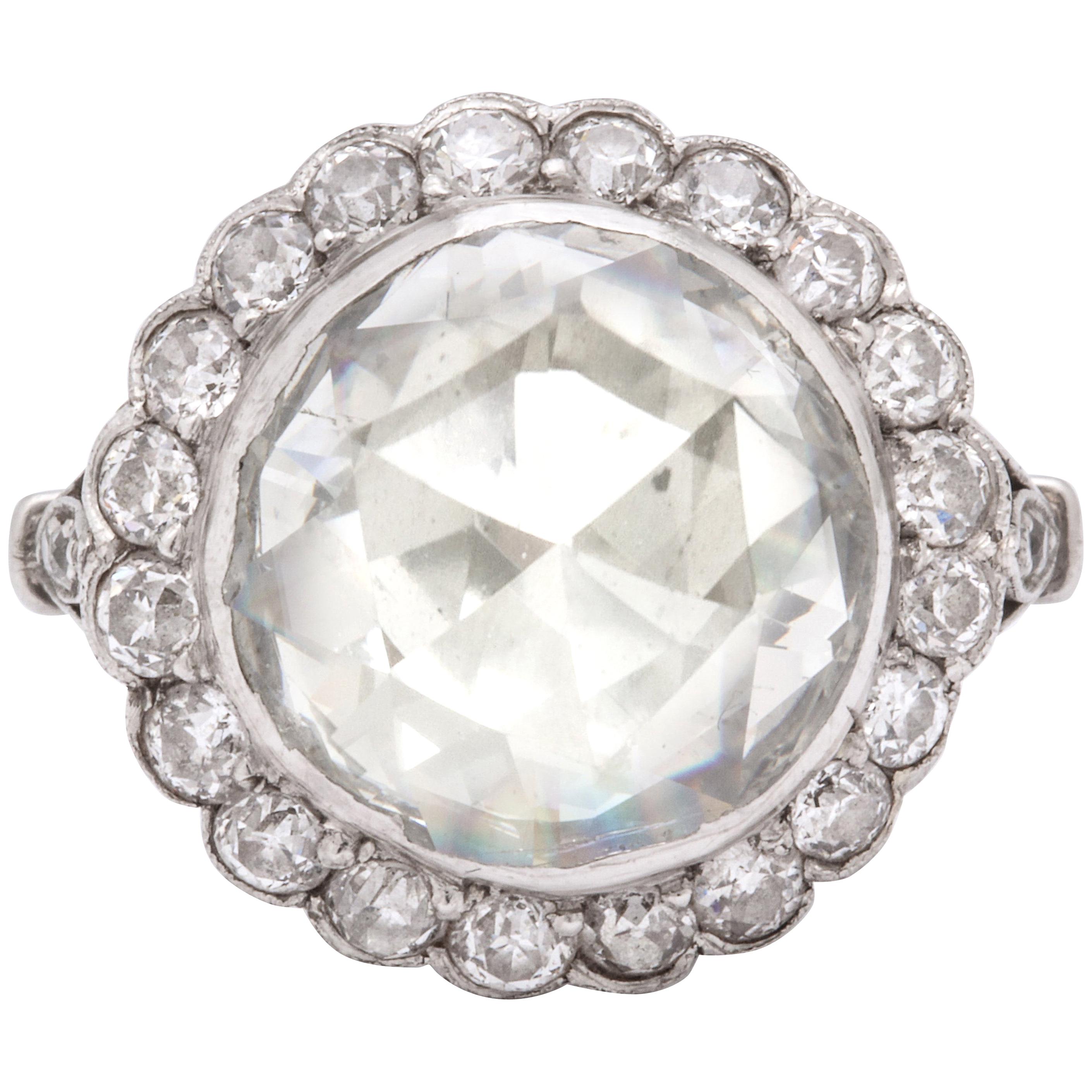 Vintage 5 Carat Rose Diamond Ring