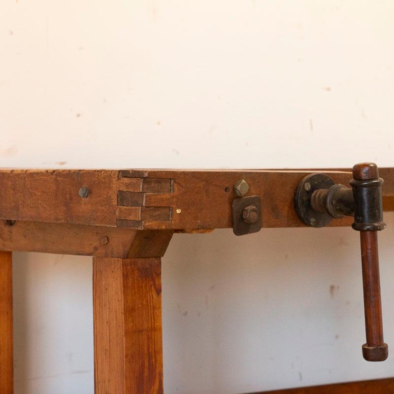 Danish Vintage Carpenter's Workbench Table from Denmark
