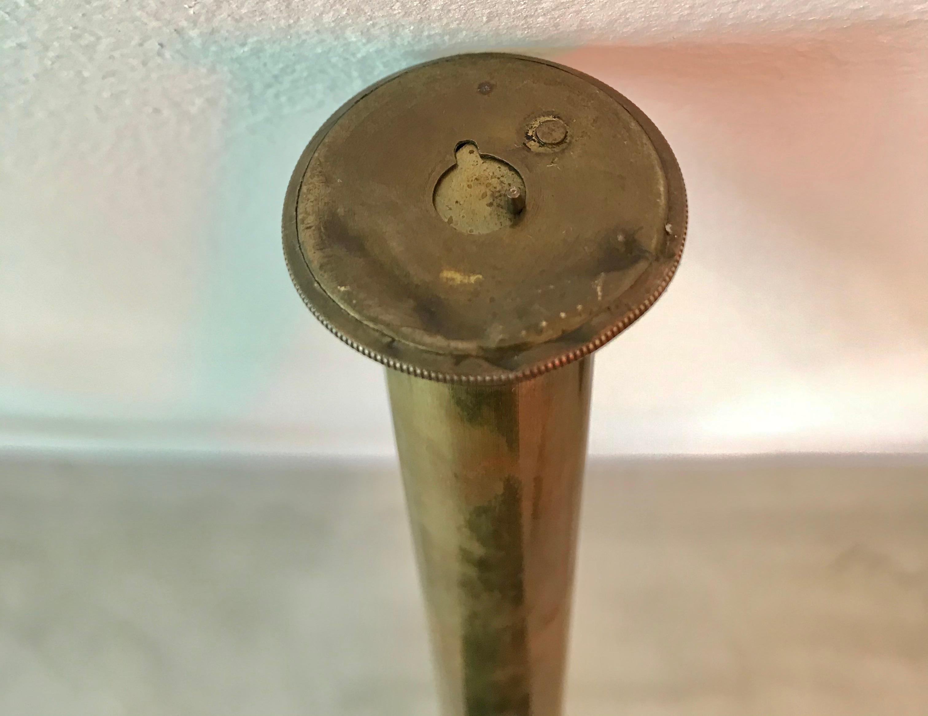 Vintage 5 Draw Brass Telescope For Sale 2