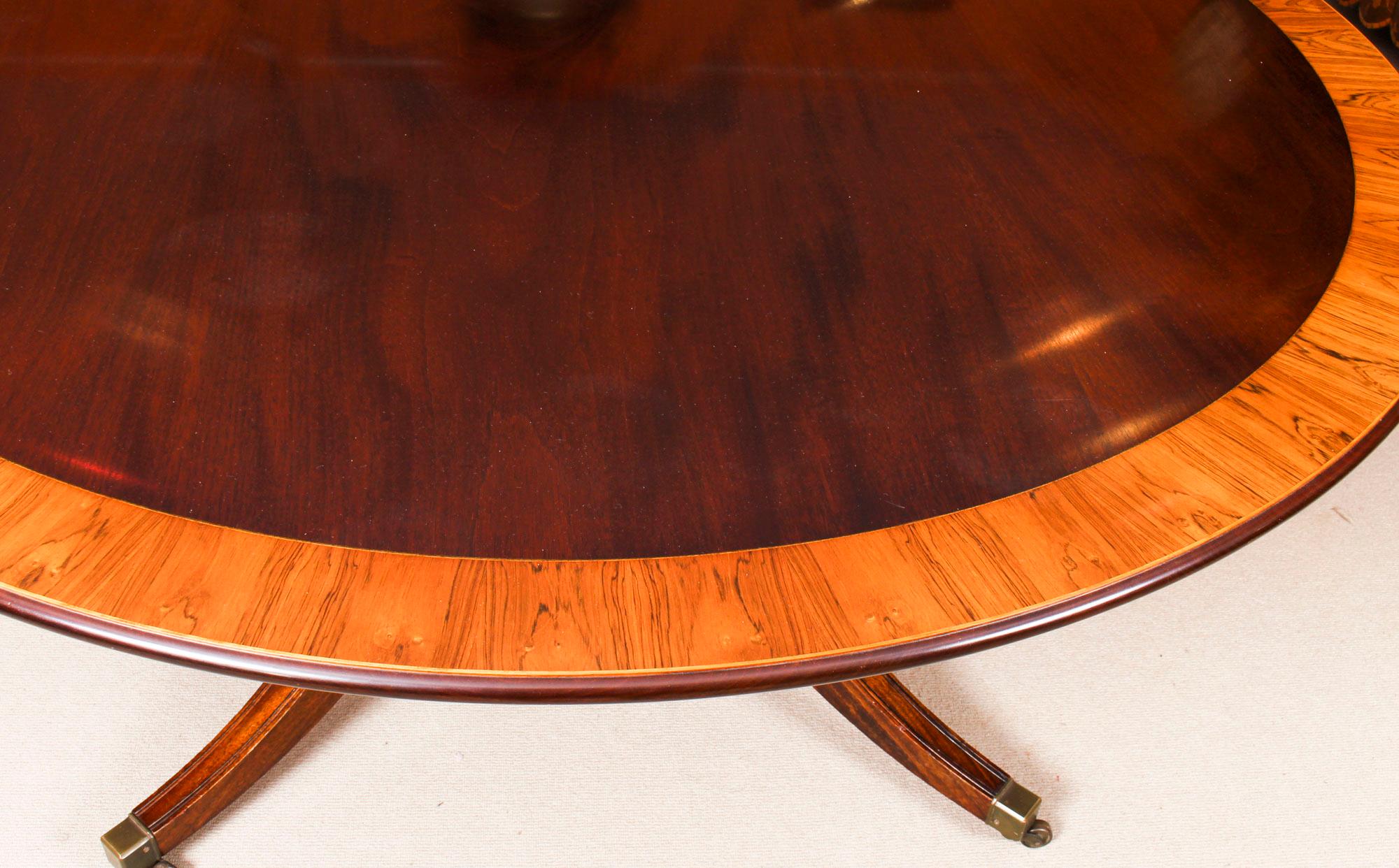 Late 20th Century Vintage Round Mahogany Table by Millwood Cabinet Makers, 20th Century