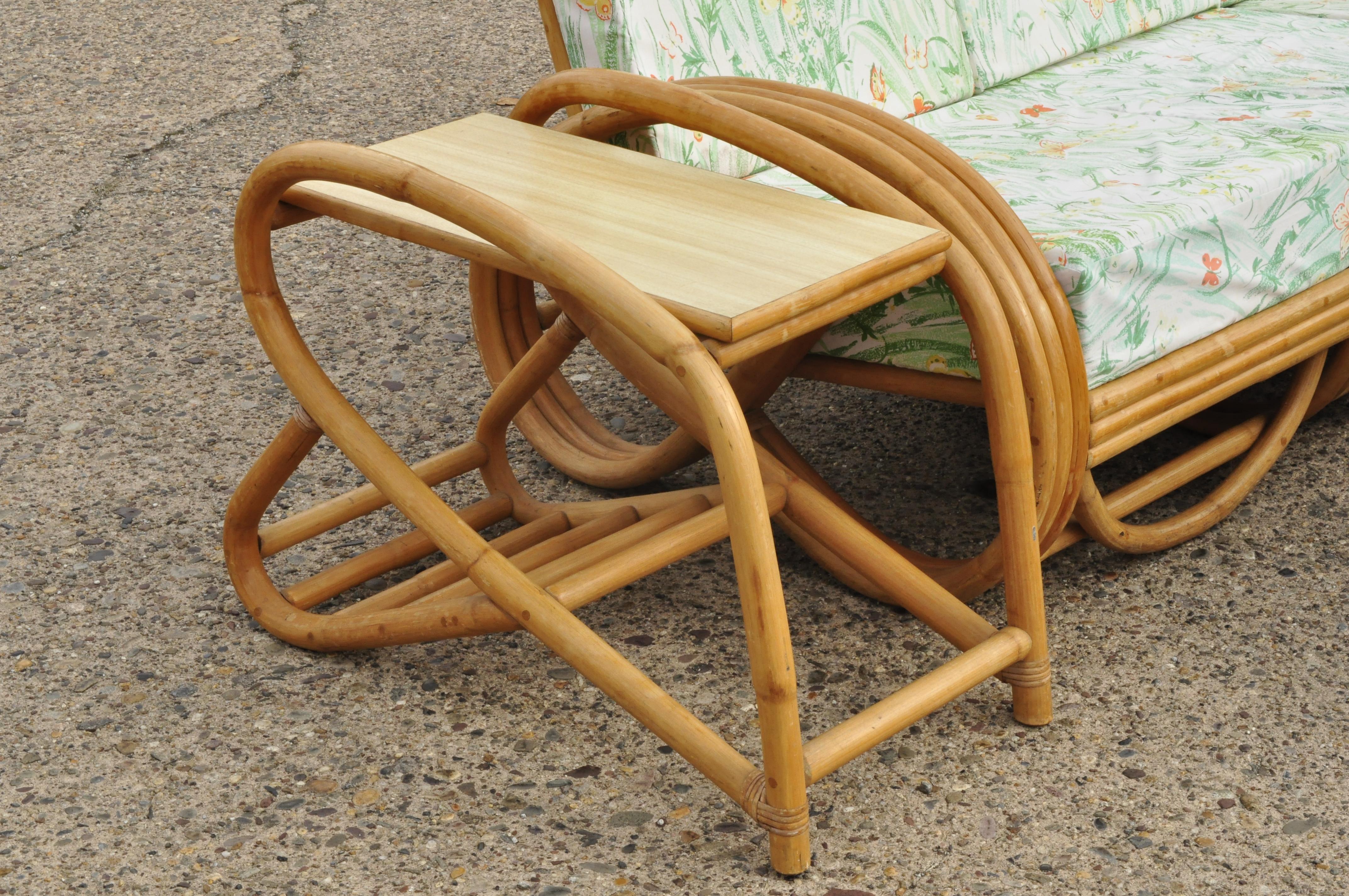 bamboo couch set