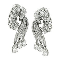 Vintage 5.00ct Diamond Earrings