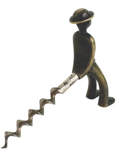Vintage 50s 60s Richard Rohac Corkscrew “Vagabond with Melon Hat” Vienna Austria