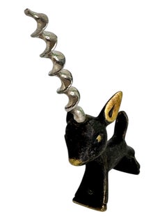 Vintage 50s 60s Vienna Walter Bosse Corkscrew Fawn Designed for Herta Baller