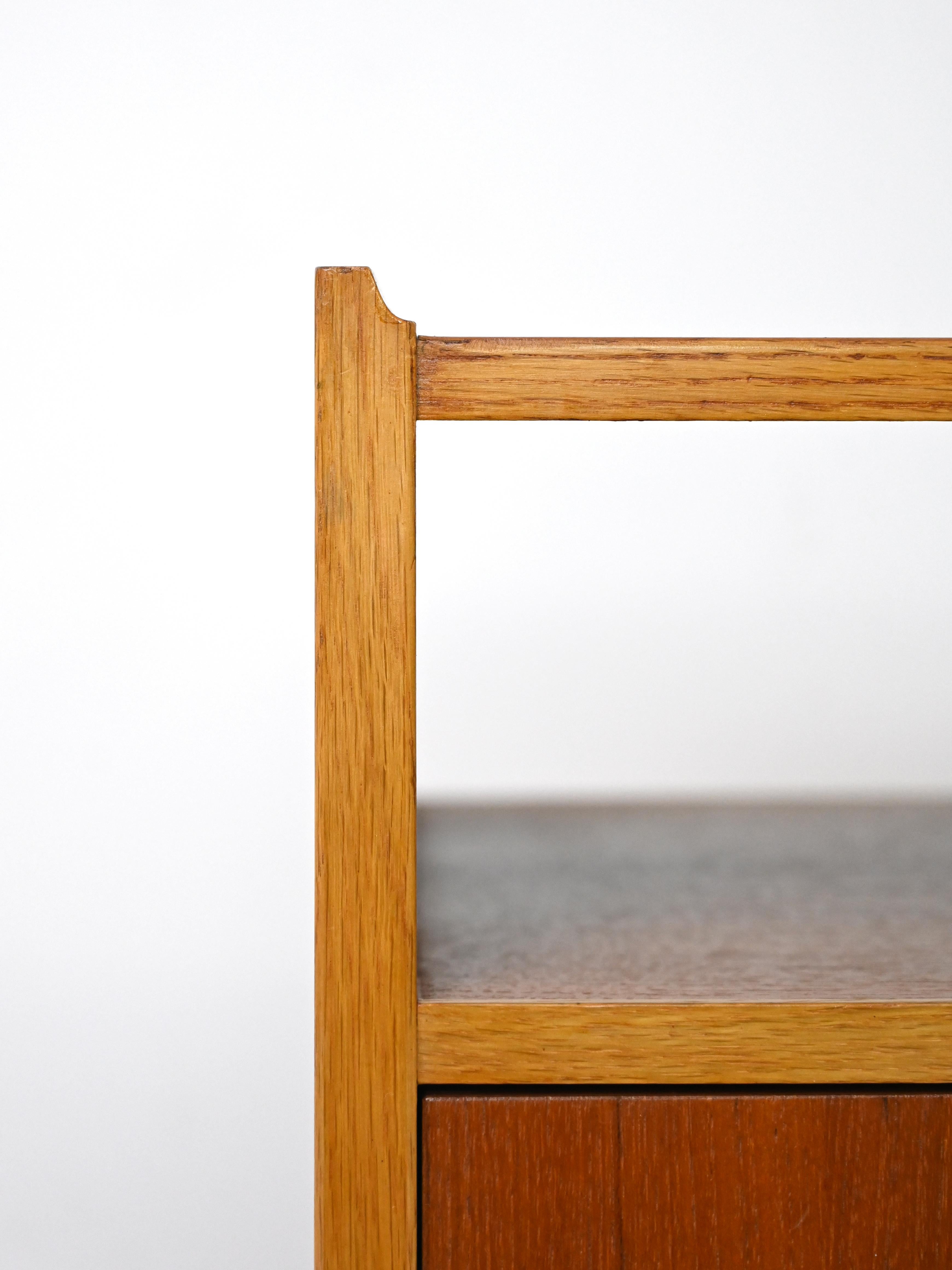 Mid-20th Century Vintage 50s Nightstand with Drawer For Sale