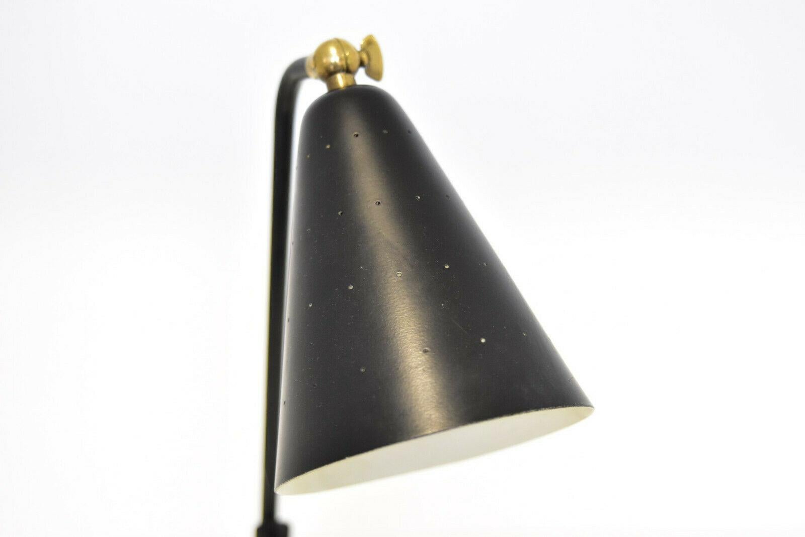 Mid-20th Century Vintage 1950s Table Lamp Svend Aage Holm Sørensen Made in Denmark