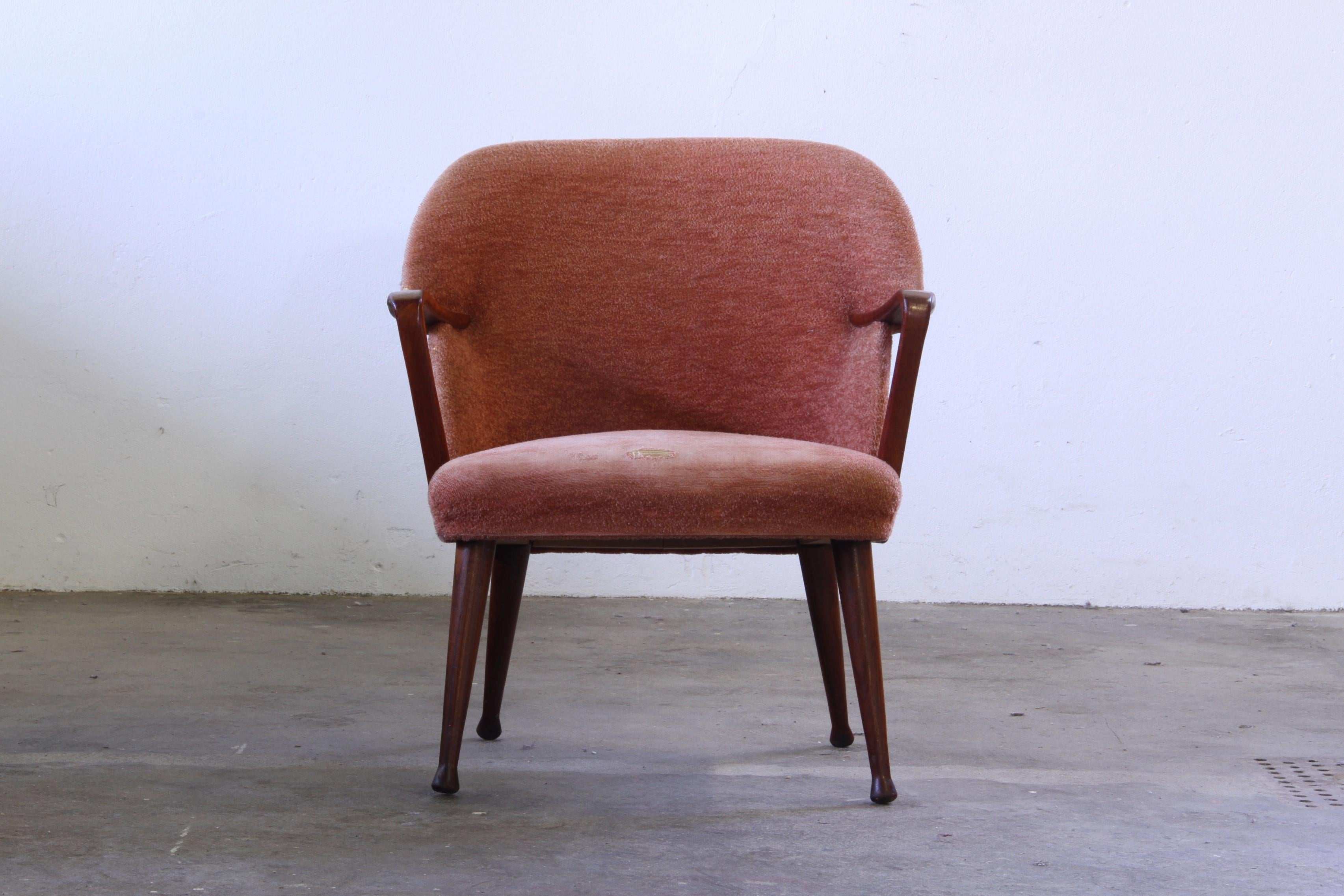 Scandinavo moderno Poltrona in teak anni '50 - The Moderninavian Design in vendita