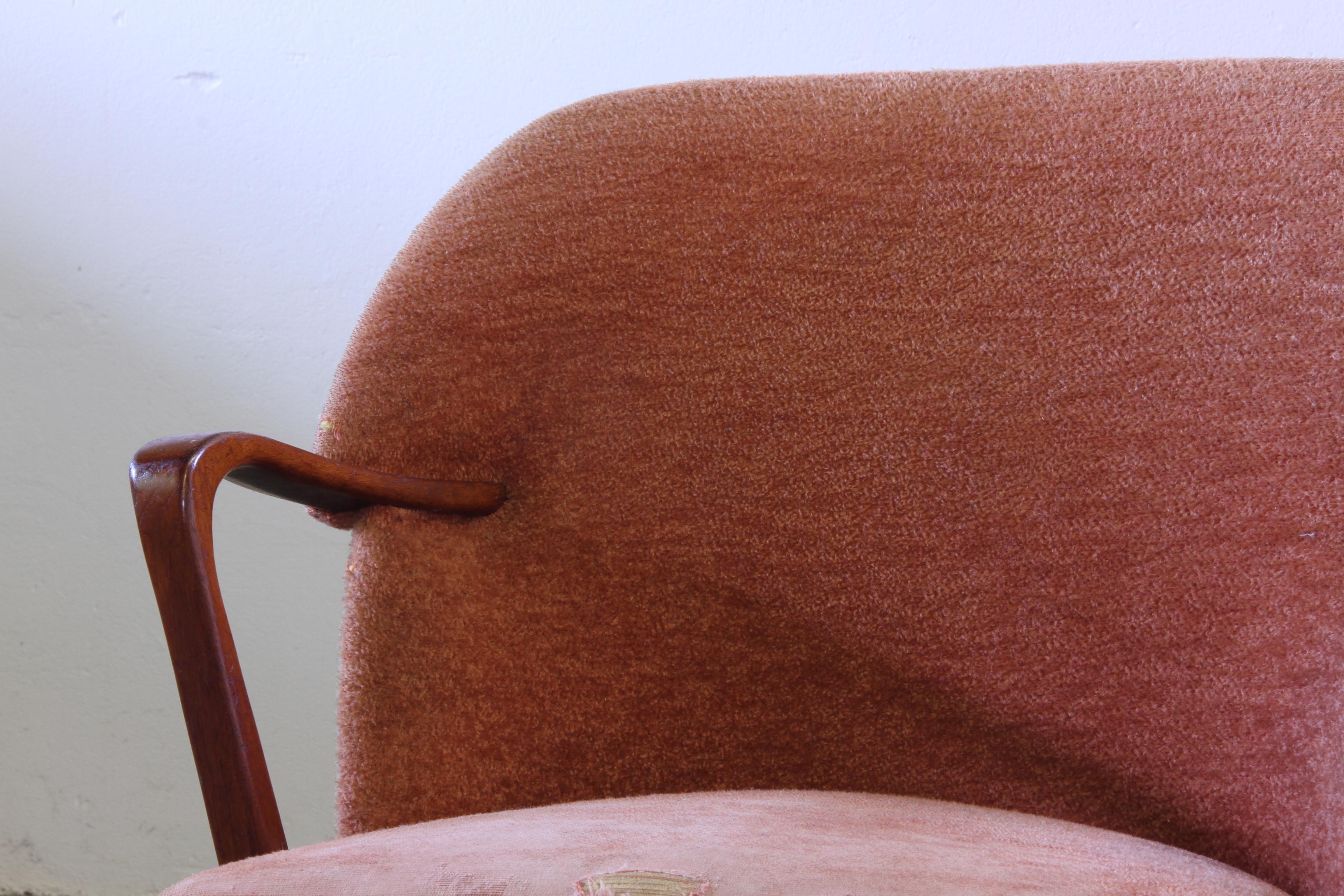 Norvegese Poltrona in teak anni '50 - The Moderninavian Design in vendita