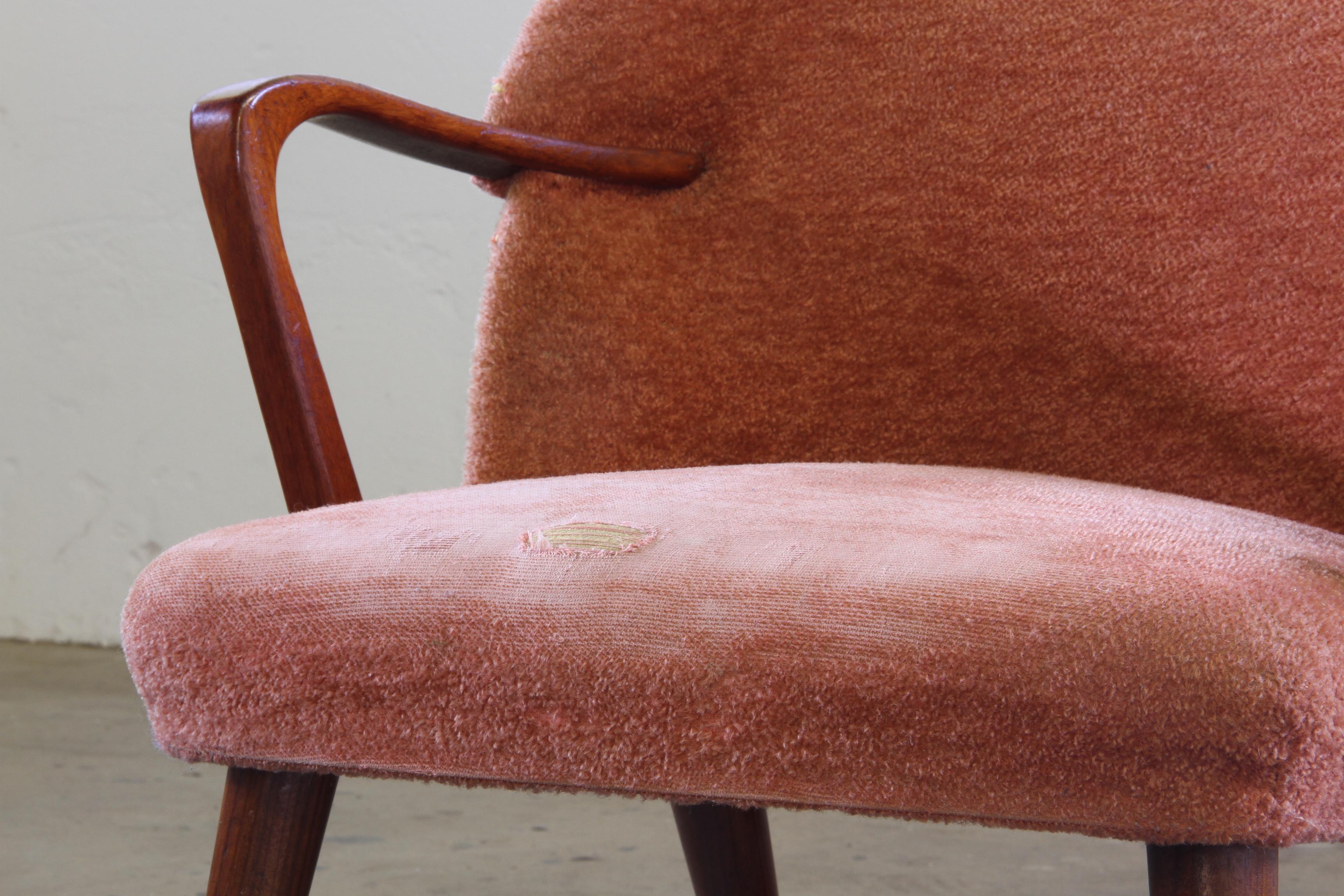 Metà XX secolo Poltrona in teak anni '50 - The Moderninavian Design in vendita