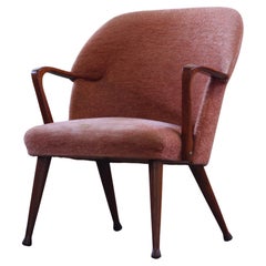 Vintage 50s Teak Organic Modernism Armchair - Scandinavian Design