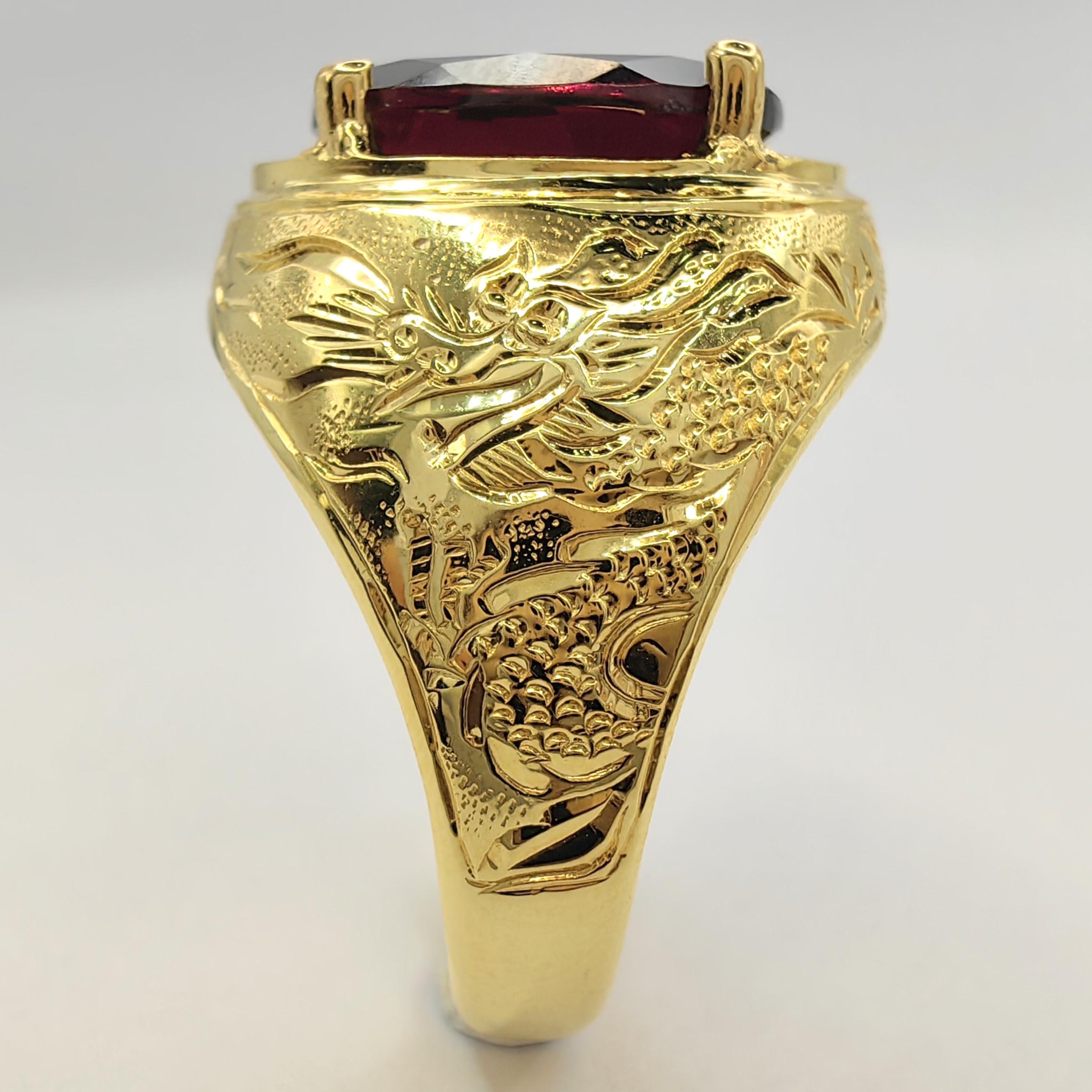 dragon and phoenix wedding rings