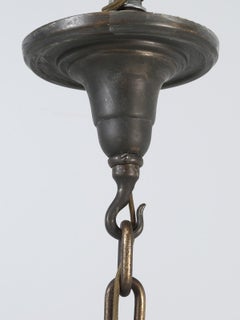 Vintage 6-Licht-Kronleuchter aus Messing, gestempelt, hergestellt in Holland, in ausgezeichnetem Zustand