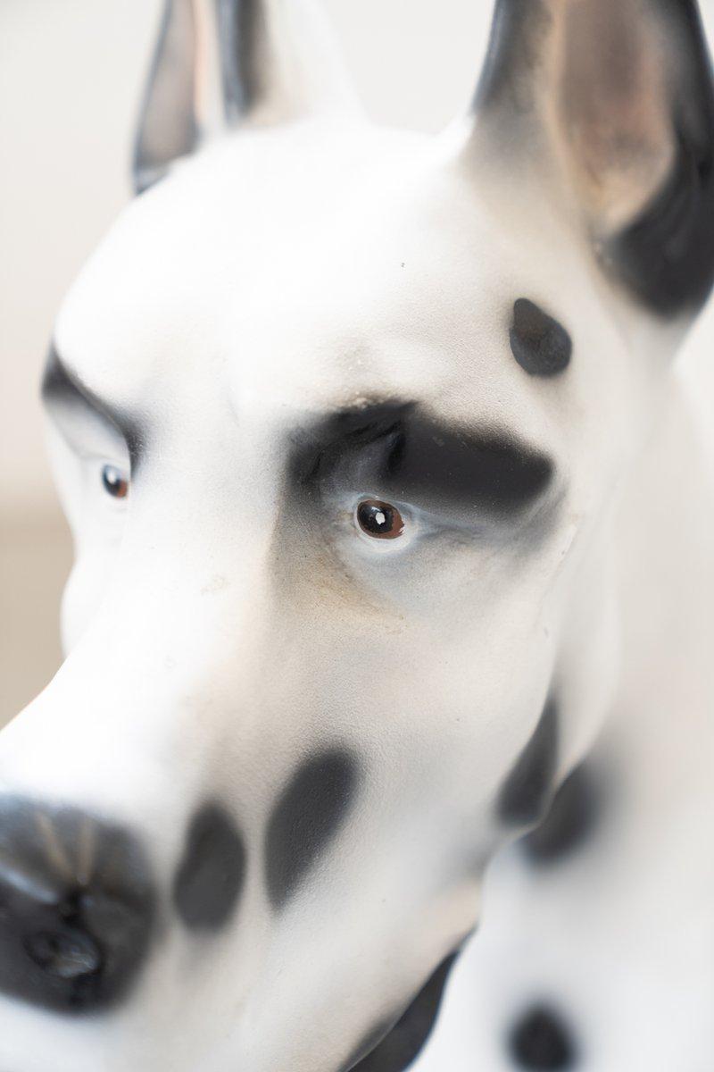 Vintage 60-70s Resin Dalmatian Sculpture – Quirky Retro Collectible in vendita 6