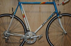 Vintage Peugeot Grand Prix Reynolds 501 Steel Road Bike Winter Trainer