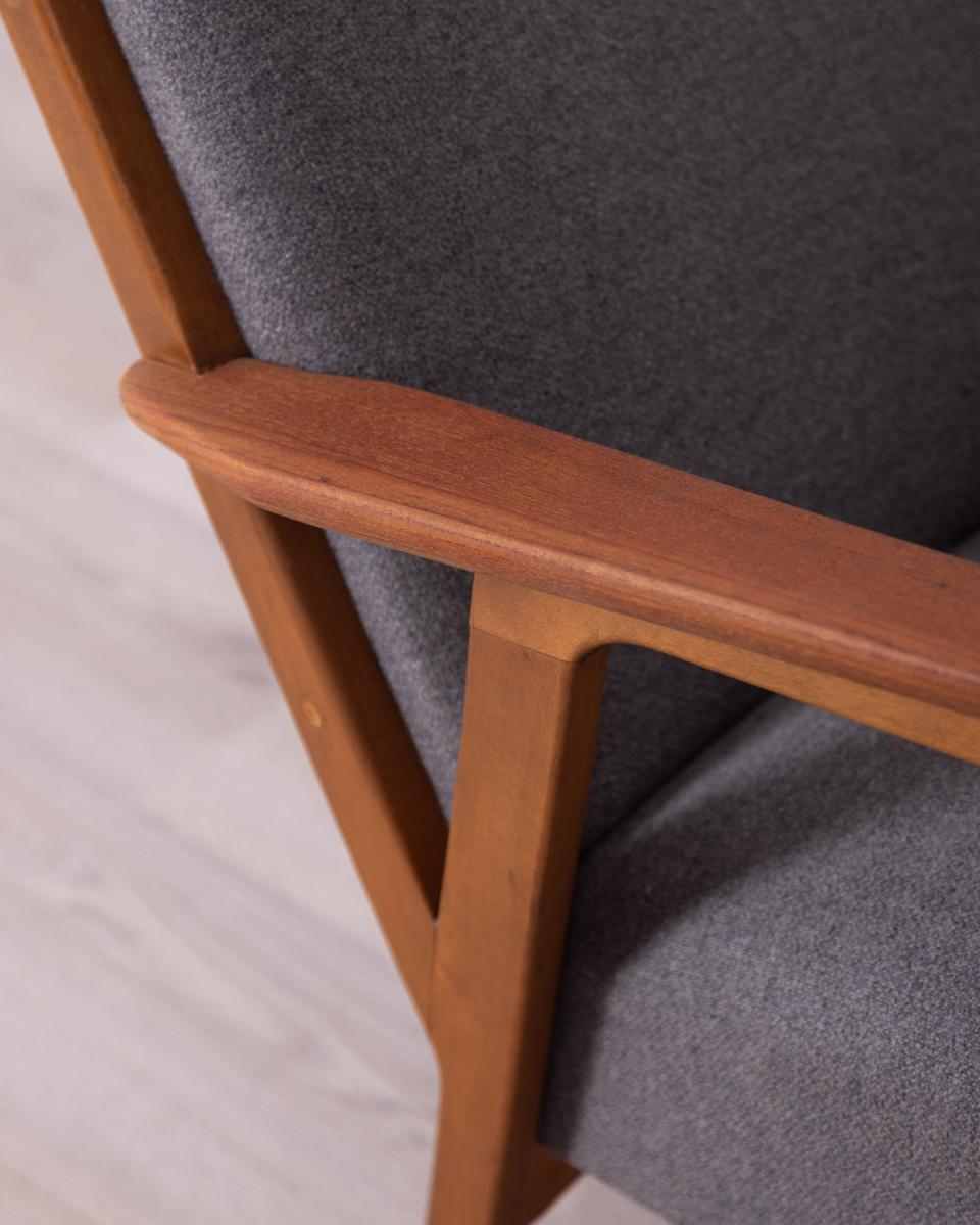 danish wooden armchair