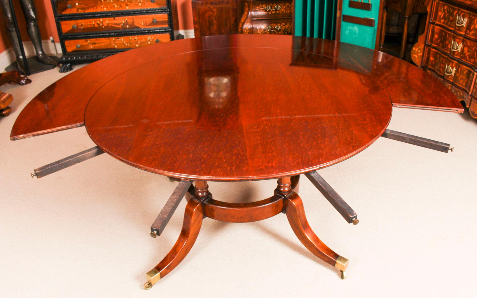 Vintage Mahogany Jupe Dining Table, Leaf Cabinet and 8 Chairs 4