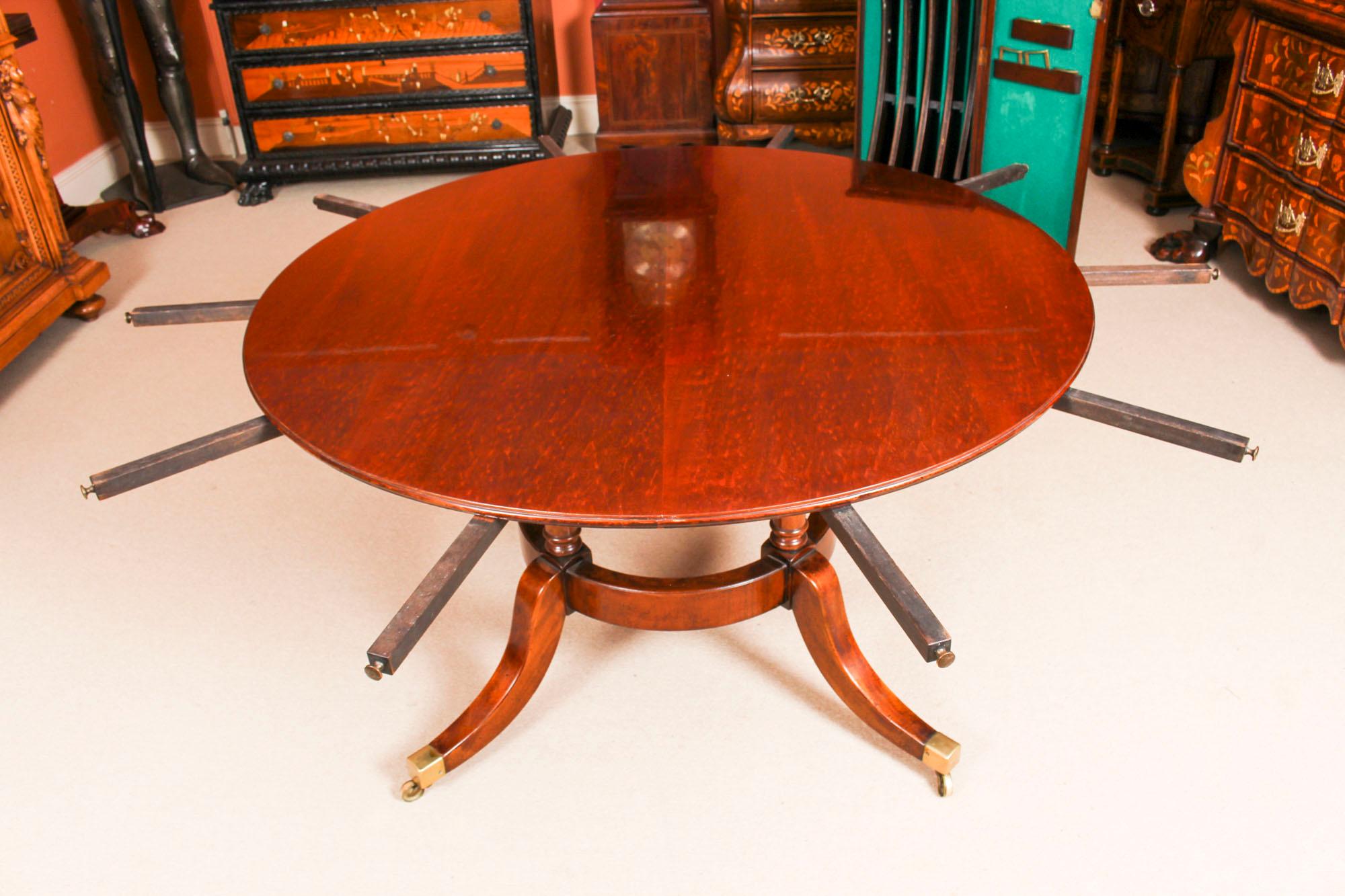 Vintage Mahogany Jupe Dining Table, Leaf Cabinet and 8 Chairs 5