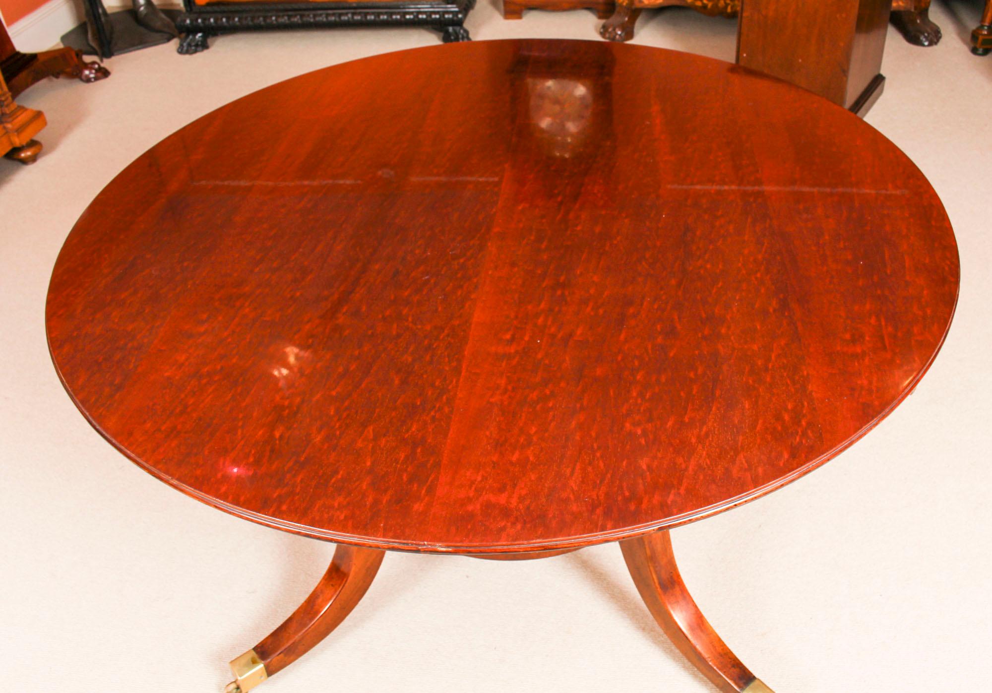 Vintage Mahogany Jupe Dining Table, Leaf Cabinet and 8 Chairs 7
