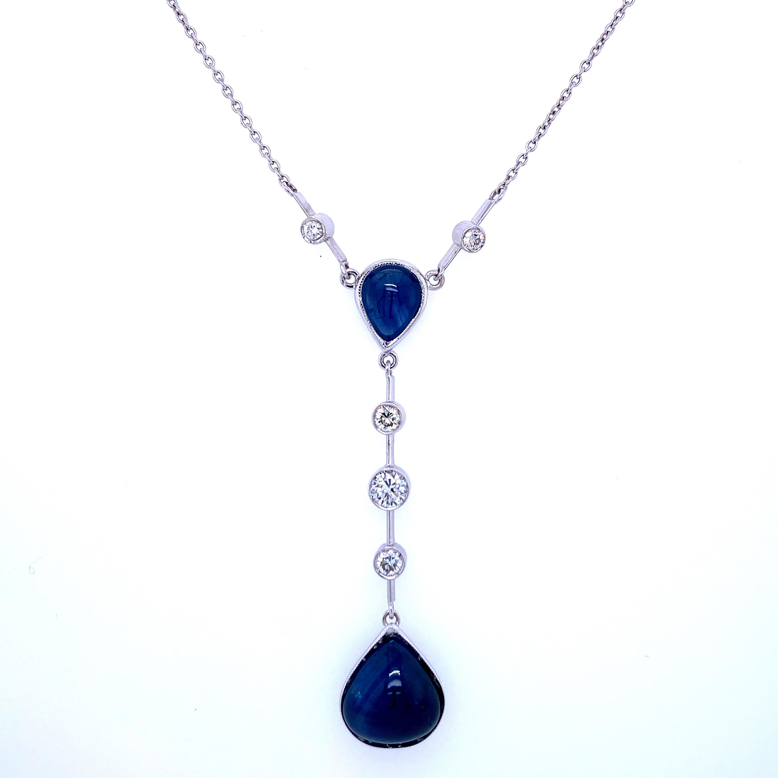 large sapphire necklace