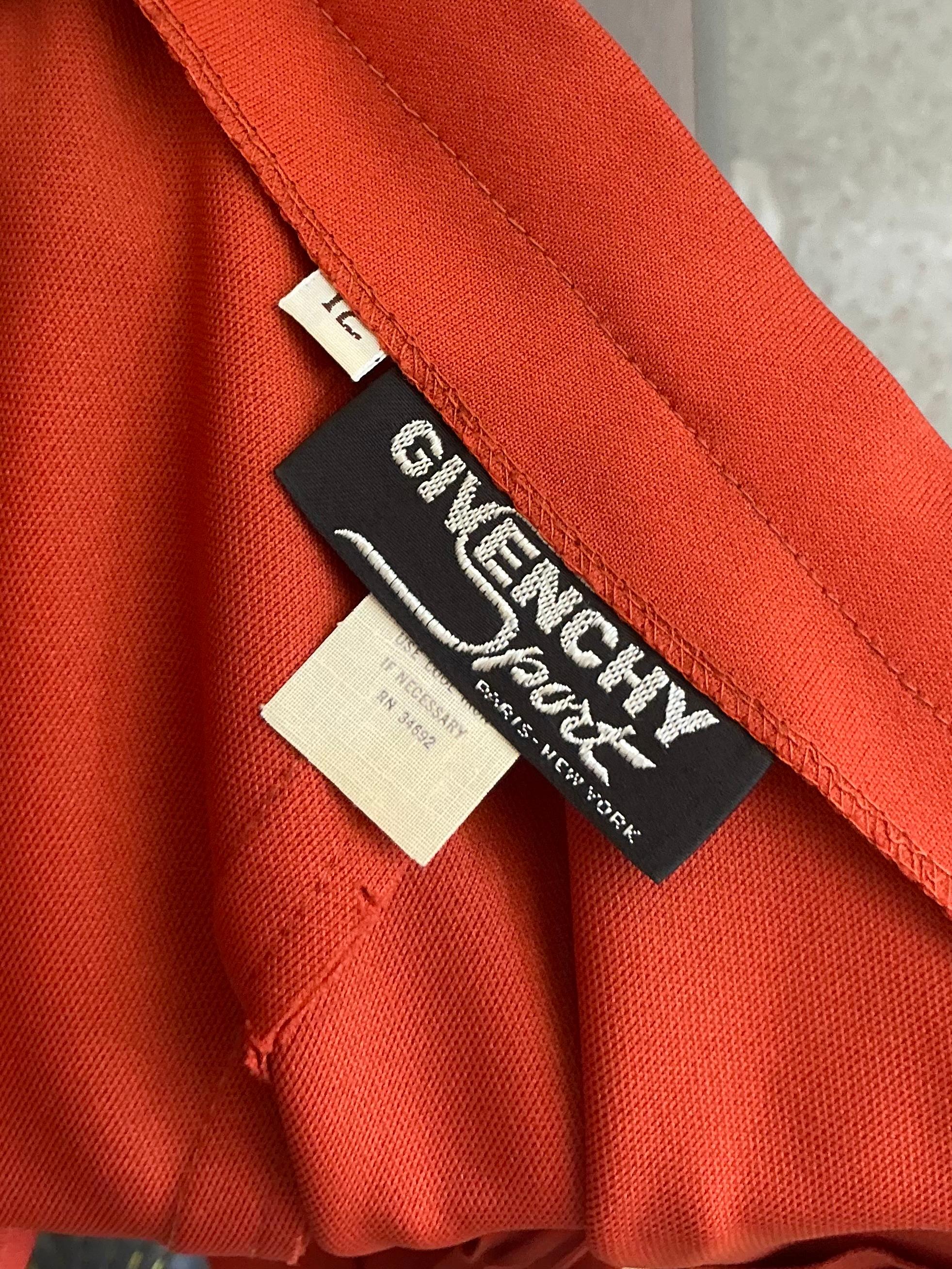 Vintage 70 Givenchy Sport Double Knit Combo For Sale 6