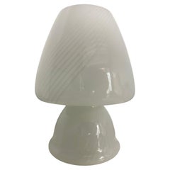 Retro 70s Blown Glass Mushroom Lamp