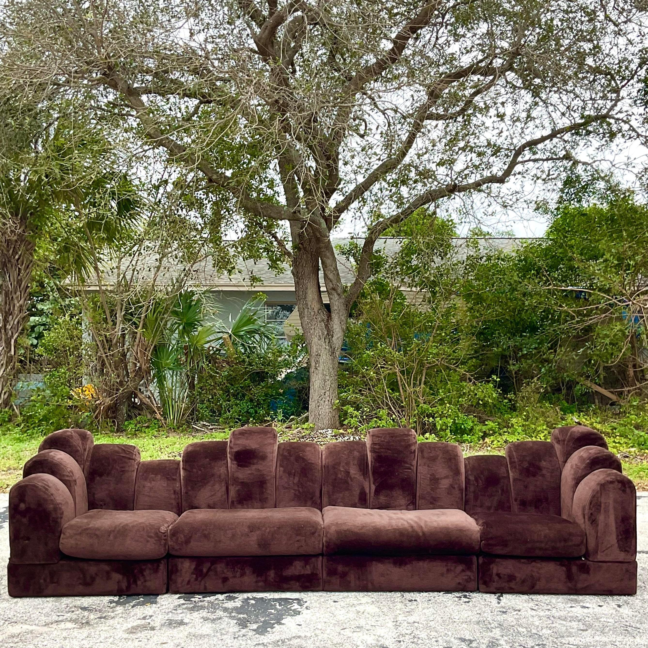 vintage boho couch
