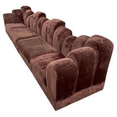 Vintage 70er Jahre Boho Comfort Designs Wolkenkratzer-Sofa