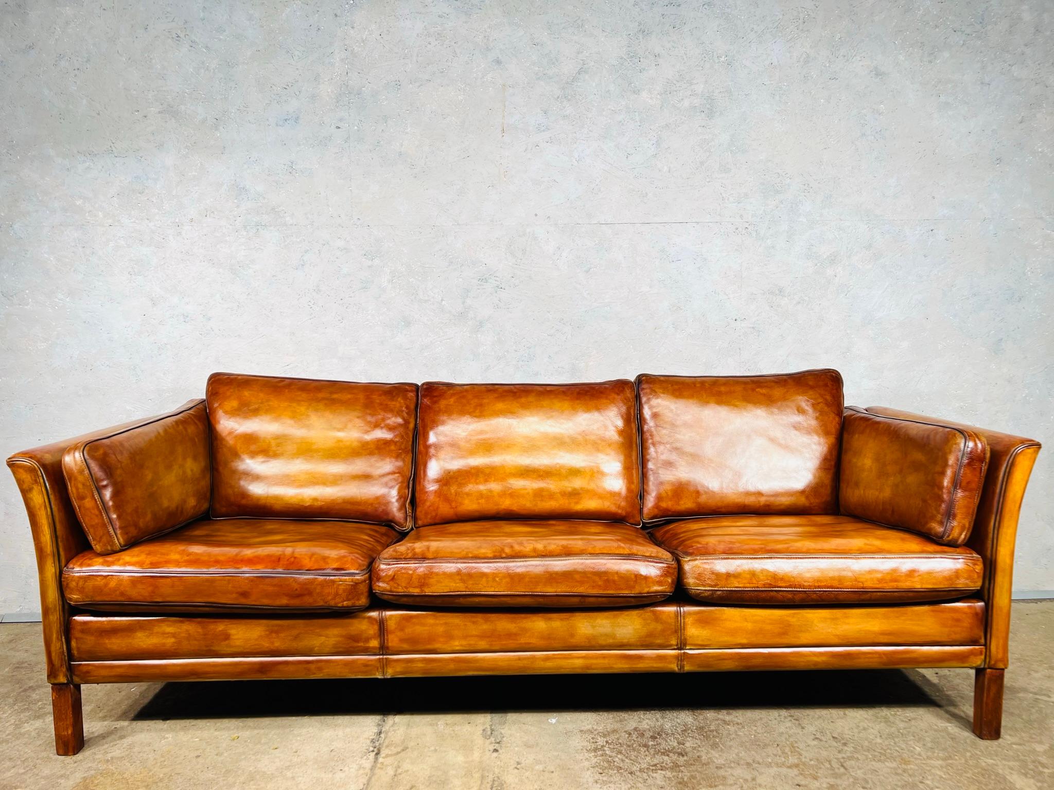 light tan leather couch