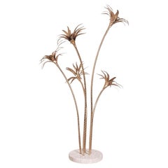 Vintage 70s Stehlampe palme dorate italienisches Design