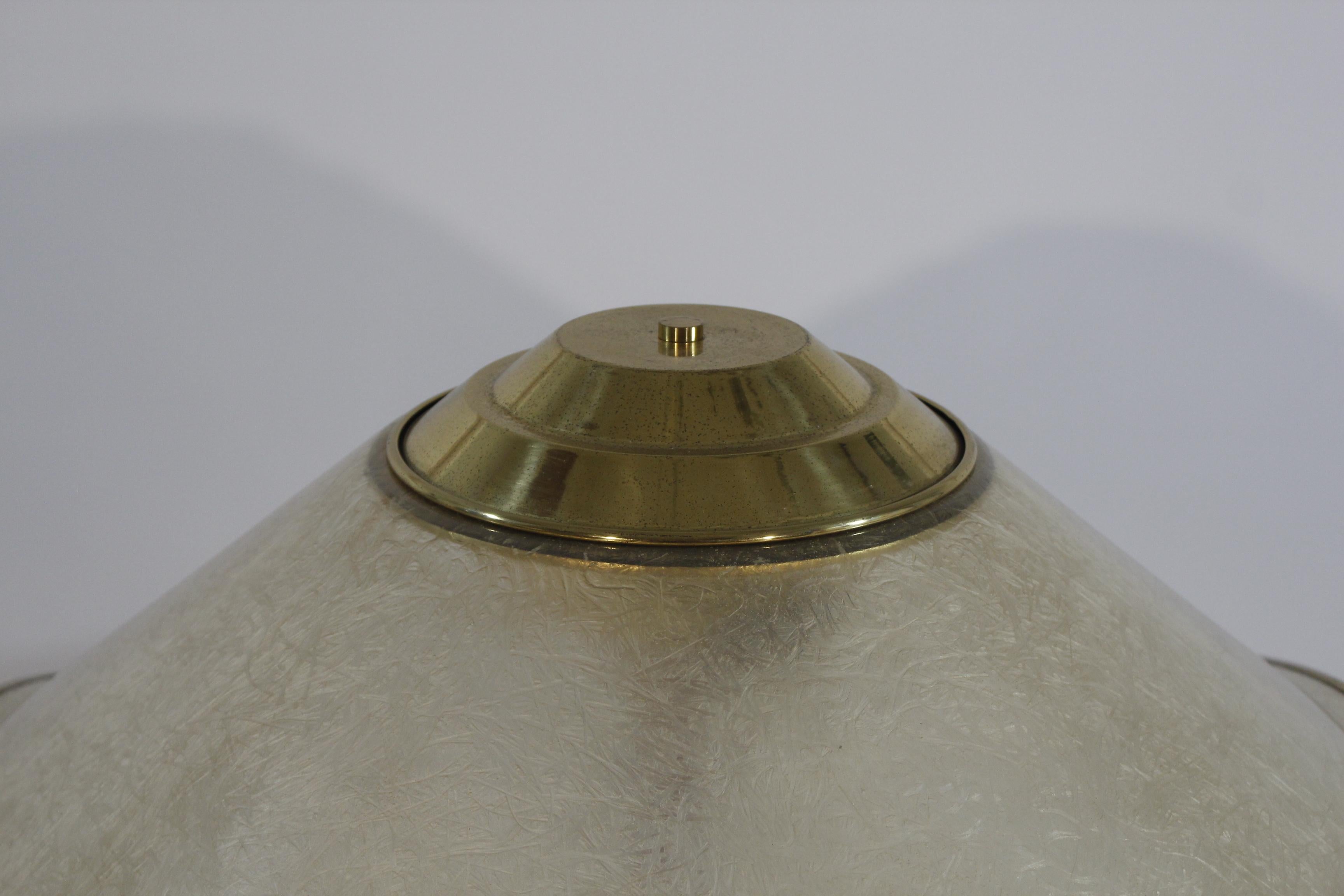 Vintage 1970s italian brass Lamperti floor lamp For Sale 4