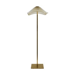 Vintage 1970s italian brass Lamperti floor lamp