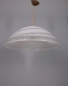 Lustre vintage des années 70 en verre de Murano, design italien