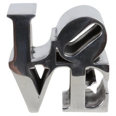 Vintage 70s POP ART Robert Indiana LOVE Sculpture Paperweight or Desk Accessory