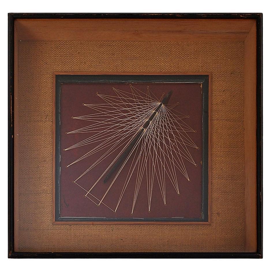 Scultura da parete vintage degli anni '70 - firmata e datata