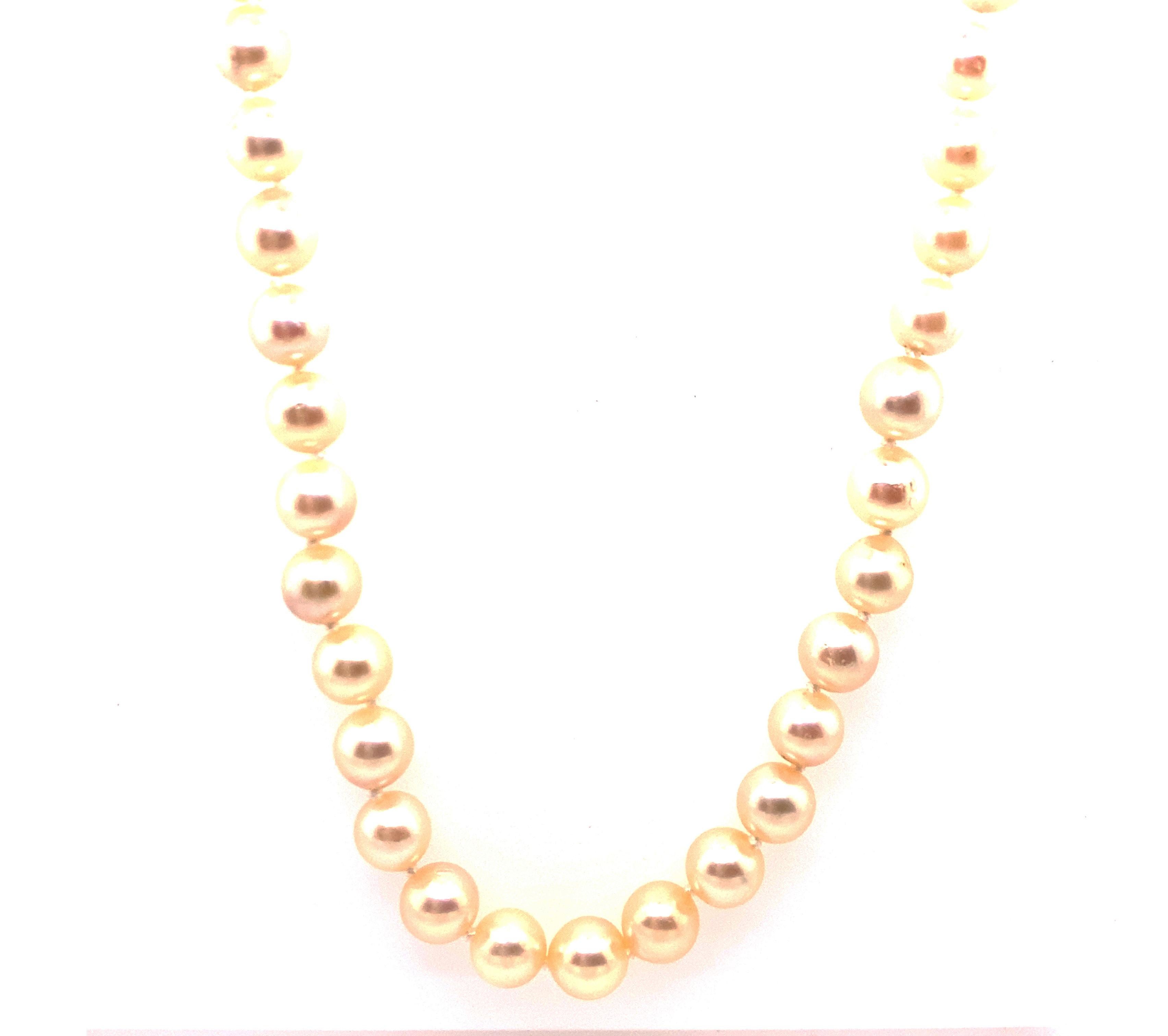 Genuine Original Antique from 1950's-1960's Vintage 7.5mm Pearl 14K Gold 30 Inch Necklace/Strand of Pearls Retro/Mid Century


Features 101 Genuine Natural 7-7.5mm Pearls

Solid 14K Yellow Gold Flower Clasp

100% Natural Pearls 

Get Noticed With