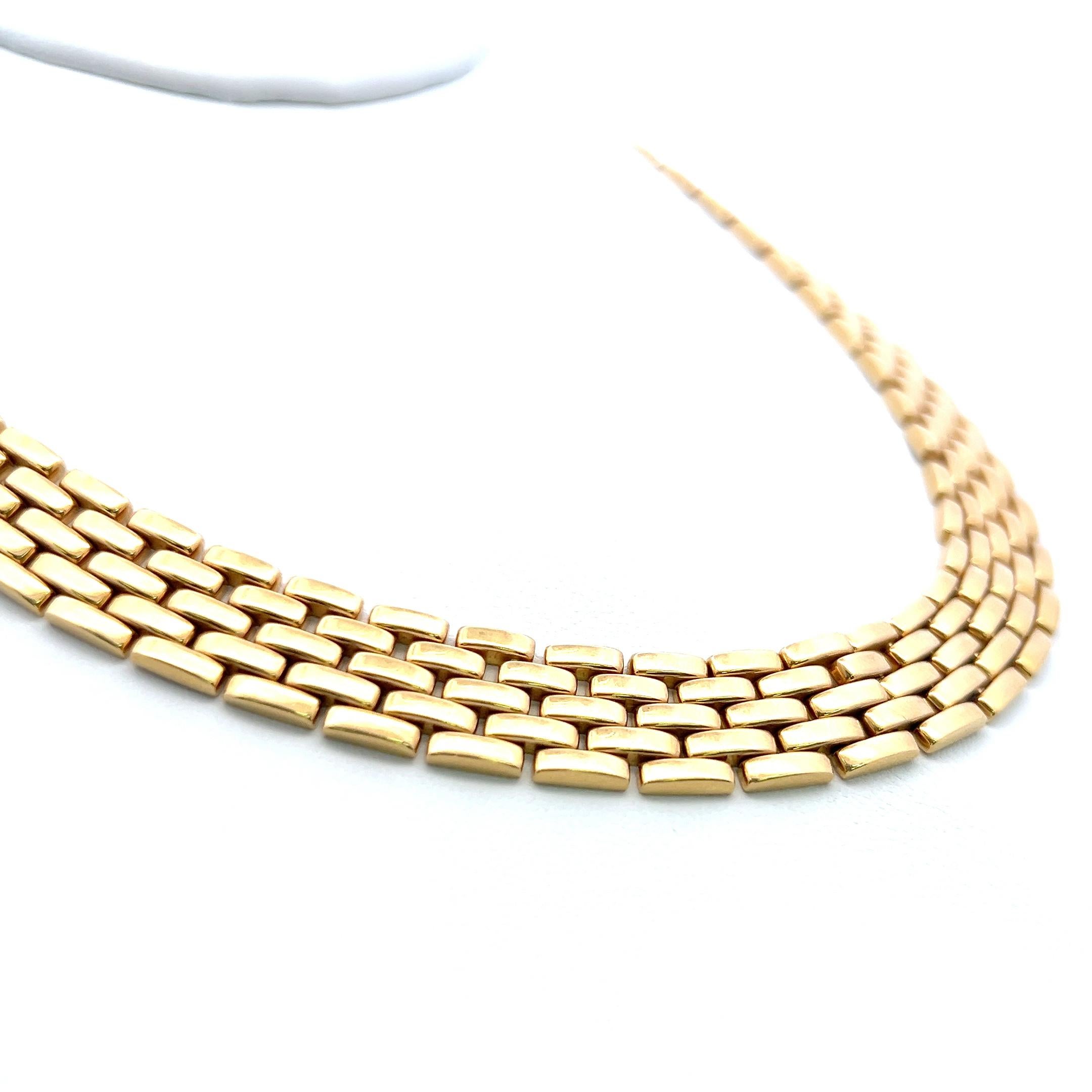 Vintage 78,10 Grammi 17 Pollici Collana in oro giallo 18 carati A Link In condizioni buone in vendita a New York, NY