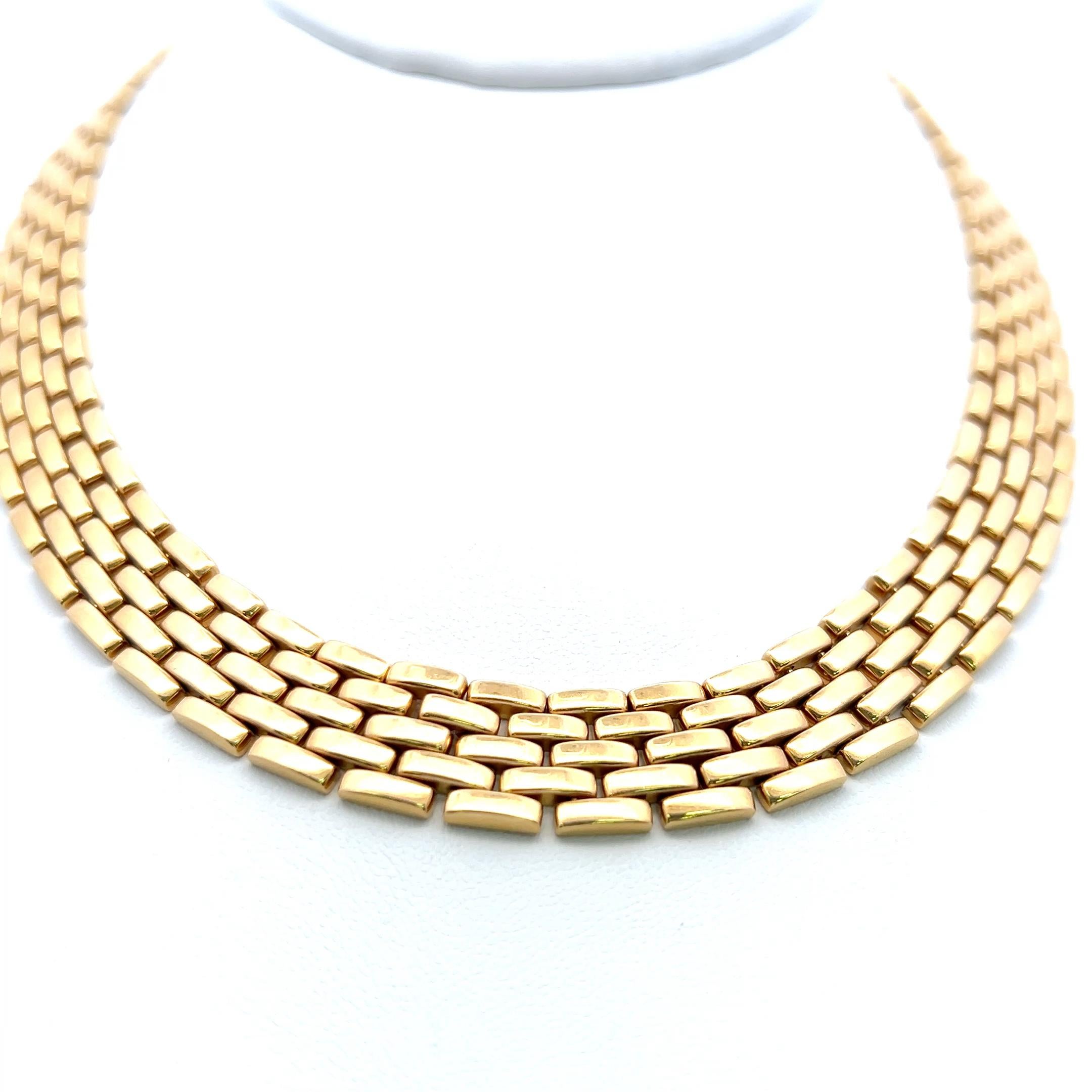 Donna Vintage 78,10 Grammi 17 Pollici Collana in oro giallo 18 carati A Link in vendita