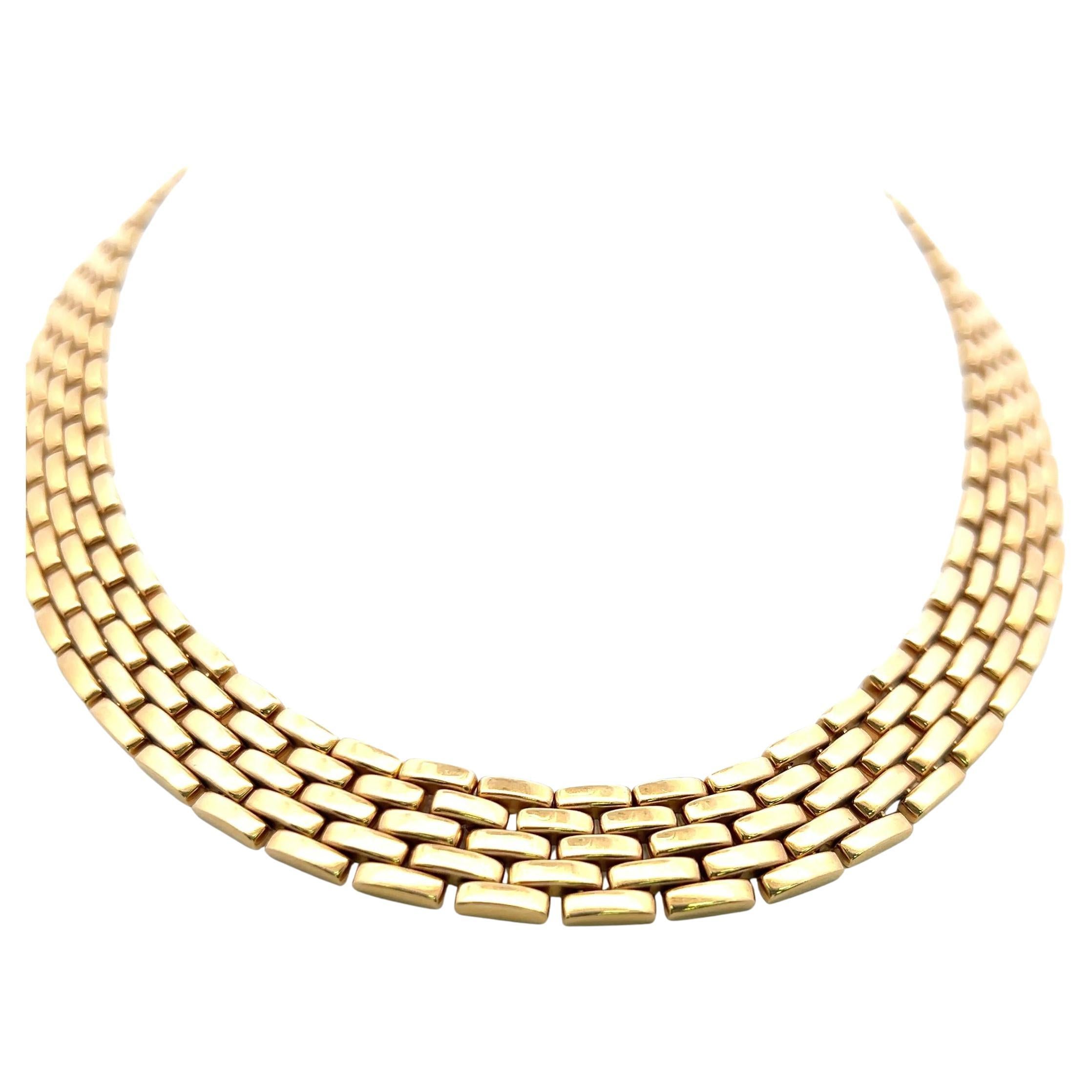 Vintage 78.10 Grams 17 Inch 18 Karat Yellow Gold Link Necklace