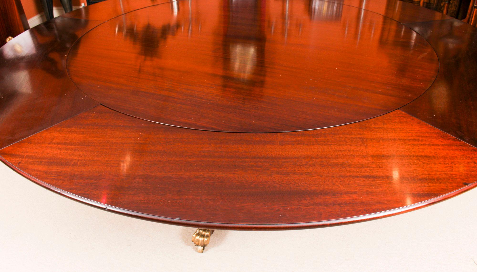 Vintage Jupe Mahogany Dining Table by William Tillman 20th Century 2