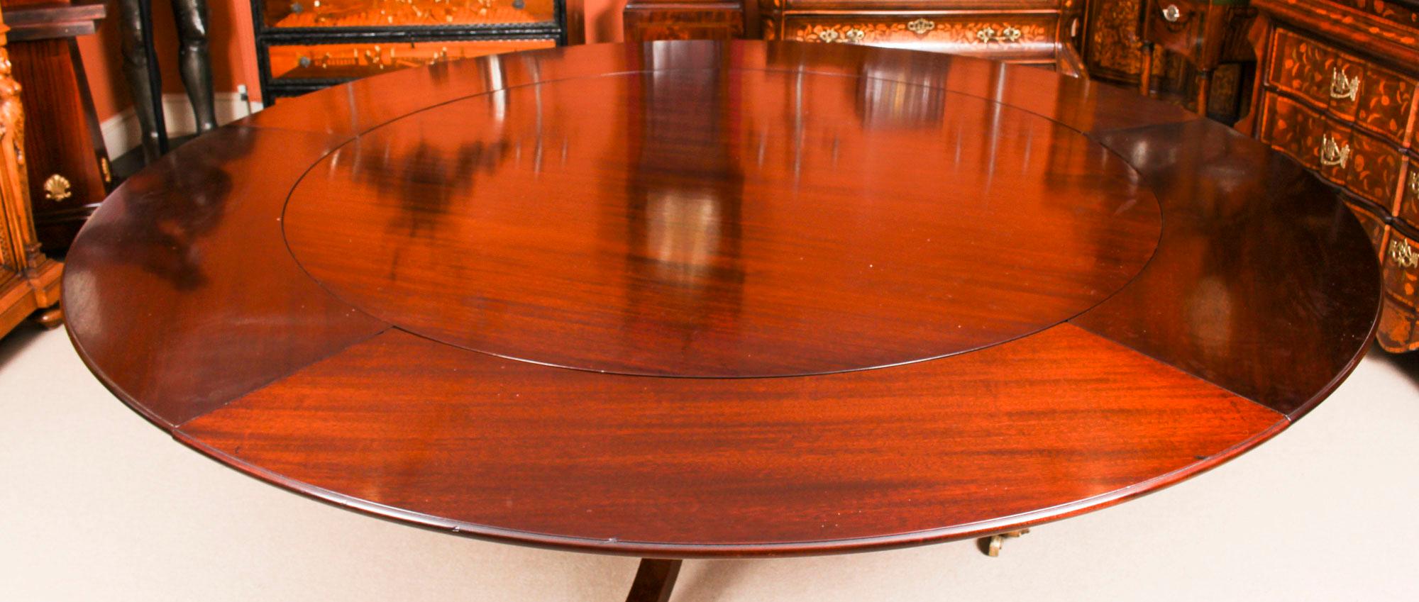 Vintage Jupe Mahogany Dining Table by William Tillman 20th Century 3