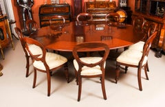Vintage Jupe Mahogany Dining Table by William Tillman 20th Century